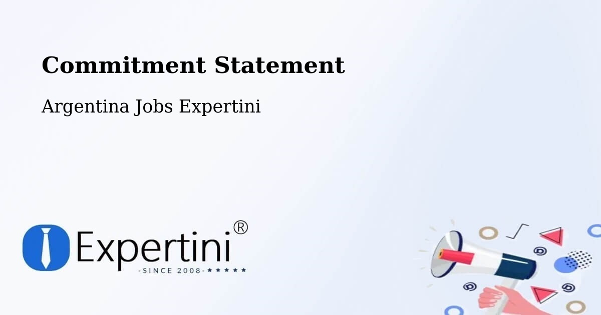 Corporate Commitment – Departamento De Rinconada - Argentina Jobs Expertini