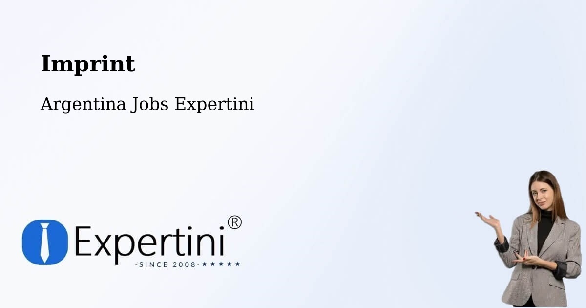Imprint – Departamento De Rinconada - Argentina Jobs Expertini