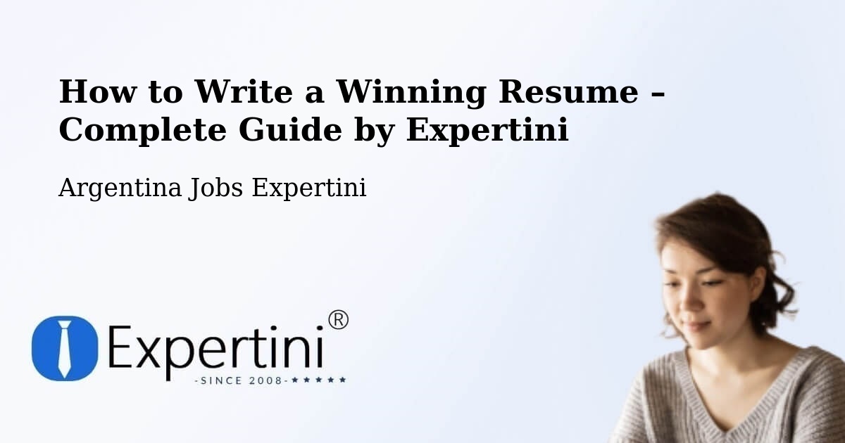 Resume Writing Guide for Job Seekers – Departamento De Rinconada - Departamento De Rinconada, Argentina Jobs Expertini