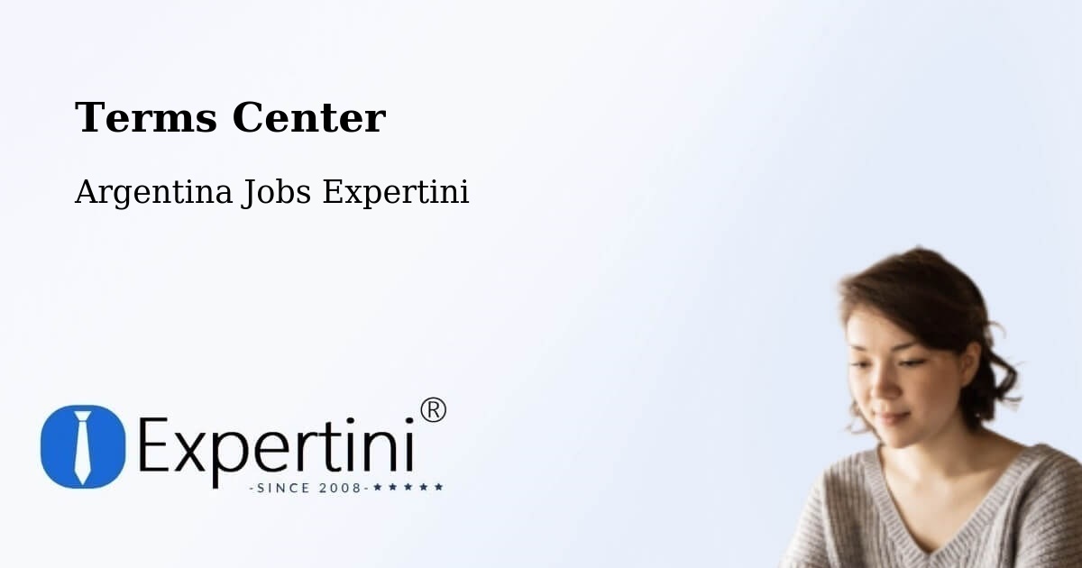 Terms of Service – Departamento De Rinconada - Argentina Jobs Expertini